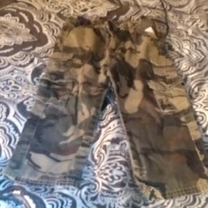 Camo cargo boys pants